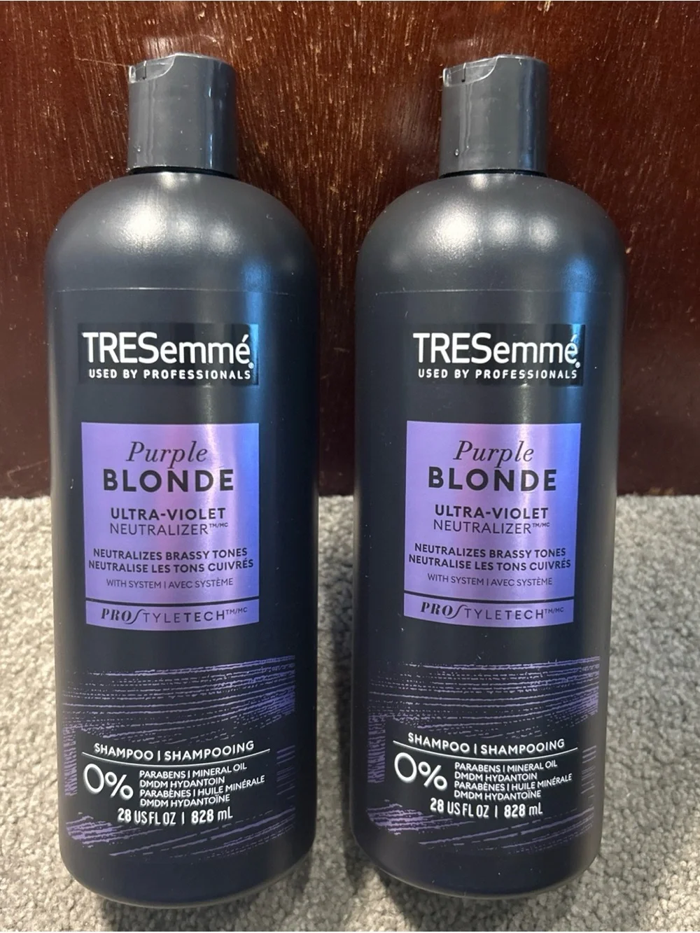 X2 TRESemme Purple Blonde Ultra-Violet Brassy Tone Neutralizer SHAMPOO 28oz